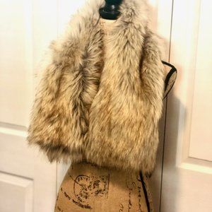 Fun, Faux Fur Shawl